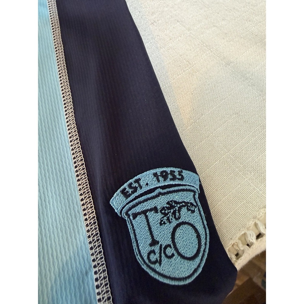 FootJoy FJ 1/2 Zip Pullover Jacket Blue Athletic Golf Windbreaker Large - Picture 4 of 11